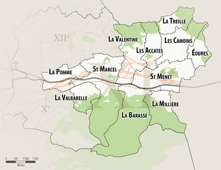 Marseille par quartier