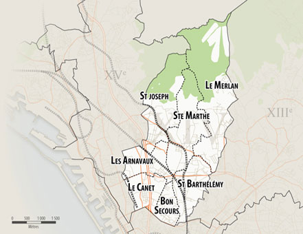 Marseille par quartier 13014