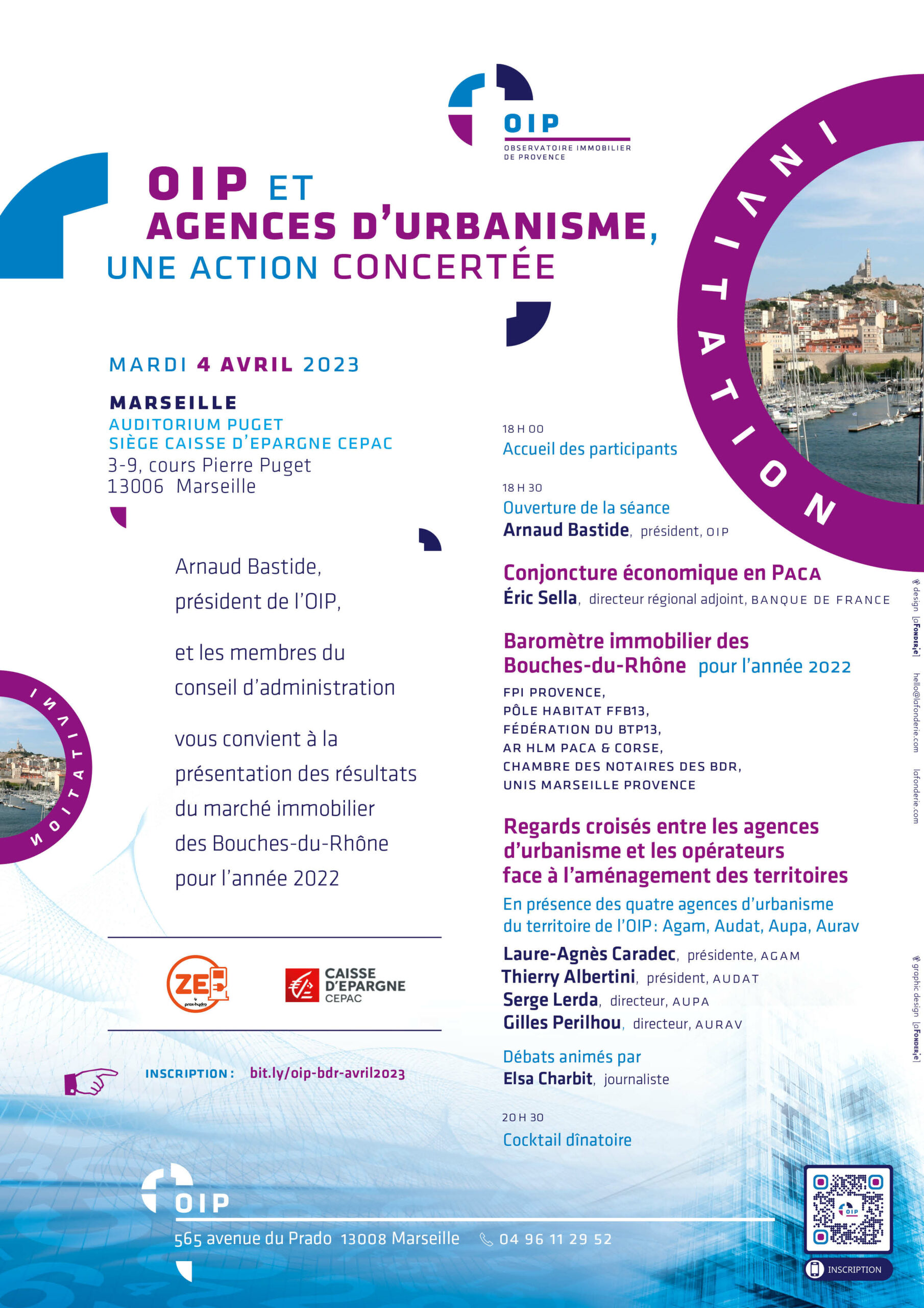 OIP et agences d'urbanisme région PACA