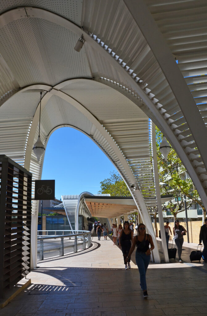 Gare routière d’Aix-en-Provence, Sextius Mirabeau (Jean-Marie Duthilleul AREP, 2014) - CTrinquier Agam